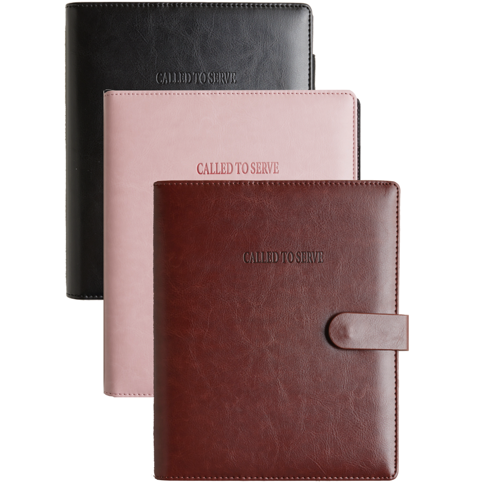 Called to Serve Leather Missionary 3-Ring Journal