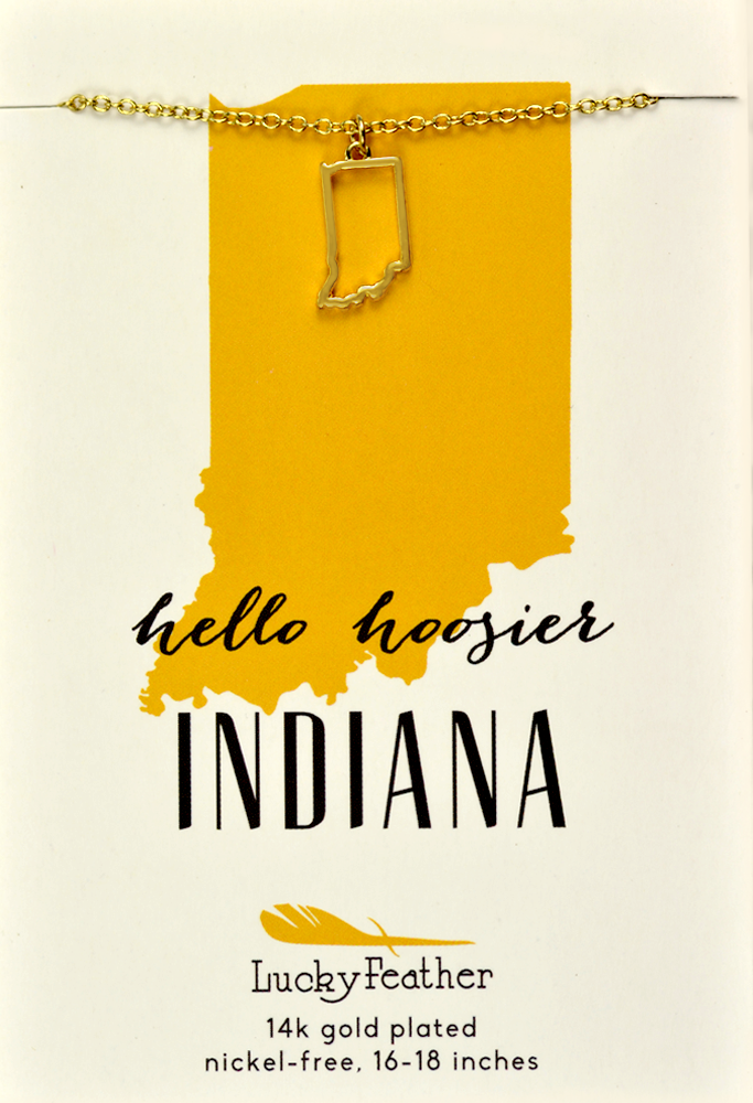 Indiana State Necklace