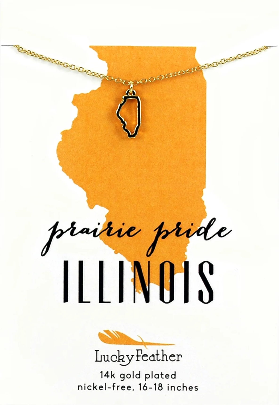 Illinois State Necklace