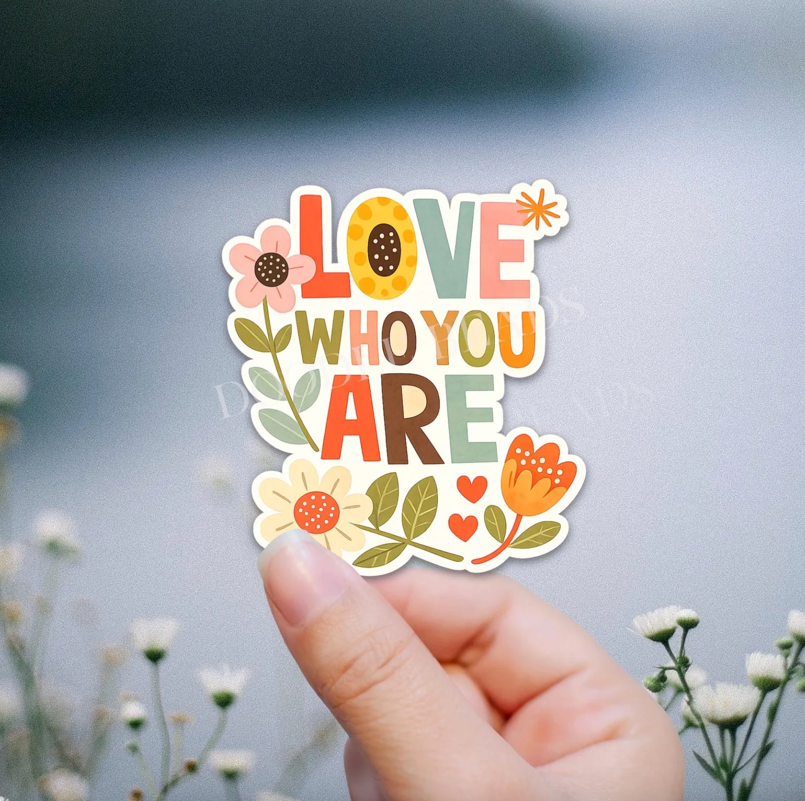 Love Who You Are Sticker, , large