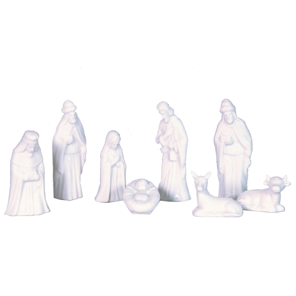 Mini Porcelain Nativity Set, , large image number 0