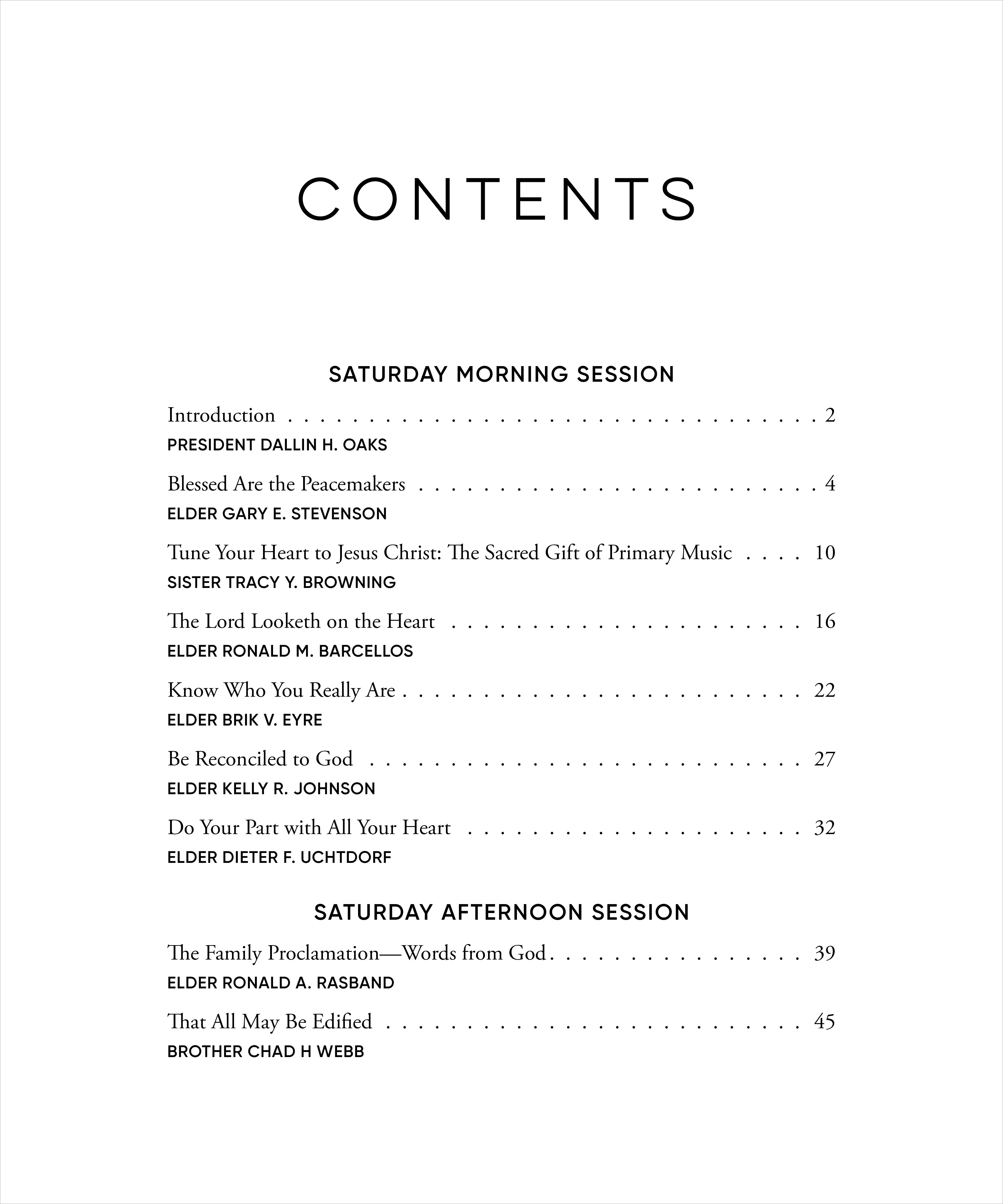 General Conference Addresses, Journal Edition, October 2025, , large image number 1