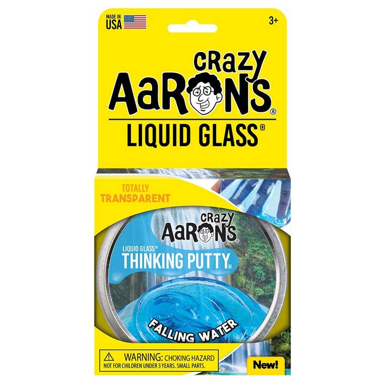 Liquid Glass Falling Water Thinking Putty