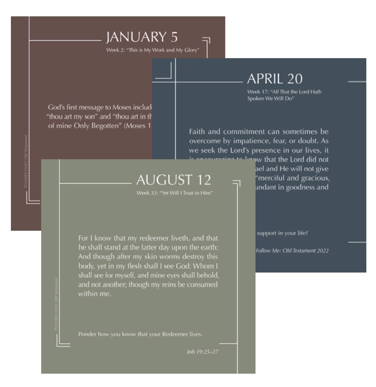 Ponder Daily Old Testament 2026 Desktop Calendar, , large image number 1