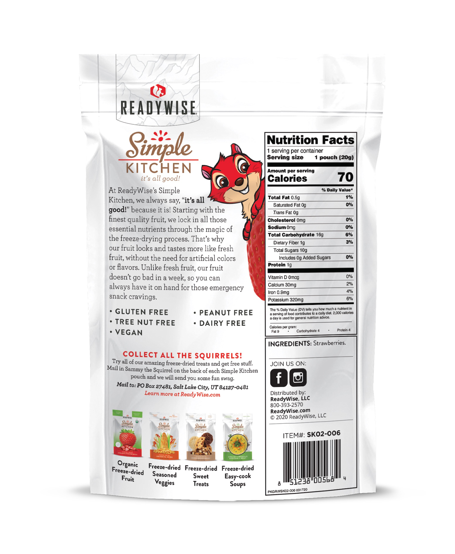 Simple Kitchen FD Strawberries  Single Pouch, , large