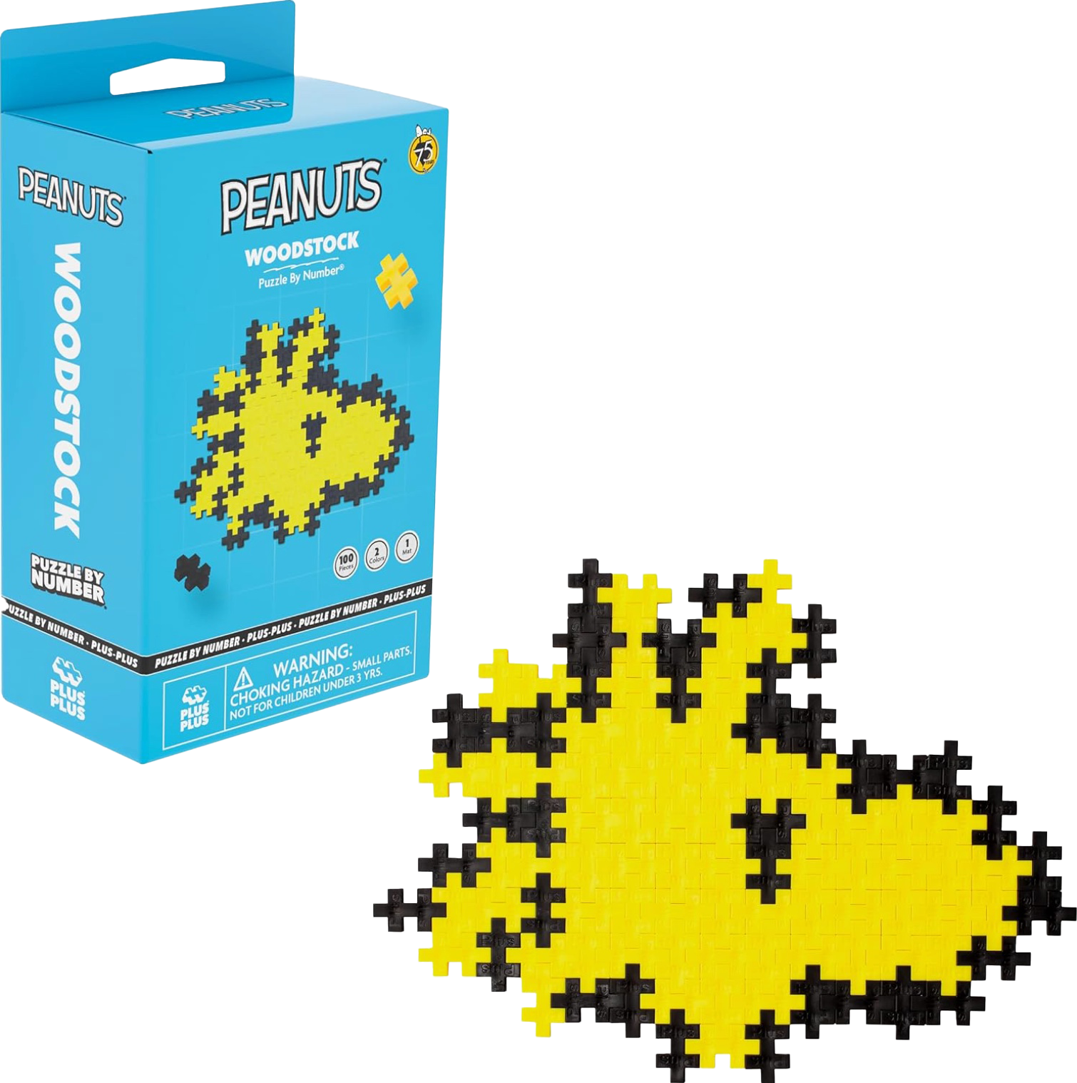 Plus Plus Woodstock 100 Piece Puzzle by Number