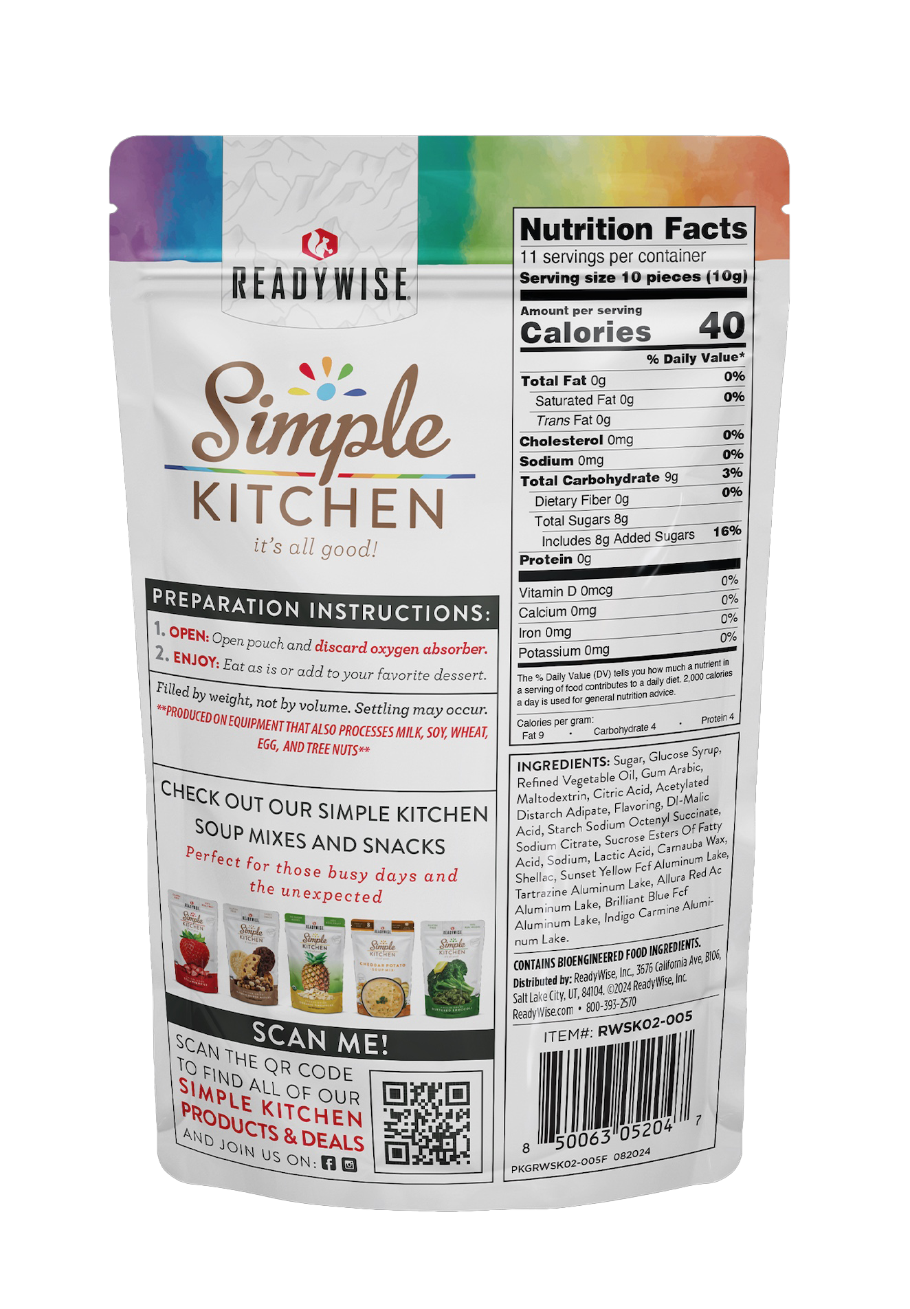 Simple Kitchen Cosmic Berries (Freeze-Dried Candy Bites) Single Pouch, , large