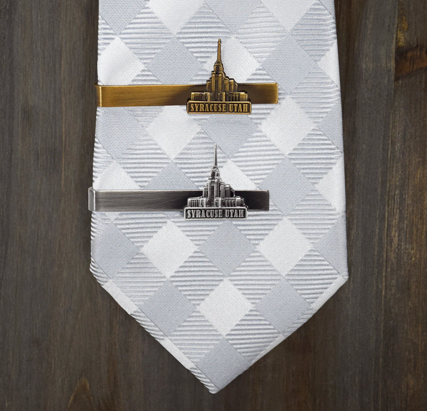 Syracuse Utah Temple Tie Bar, , large