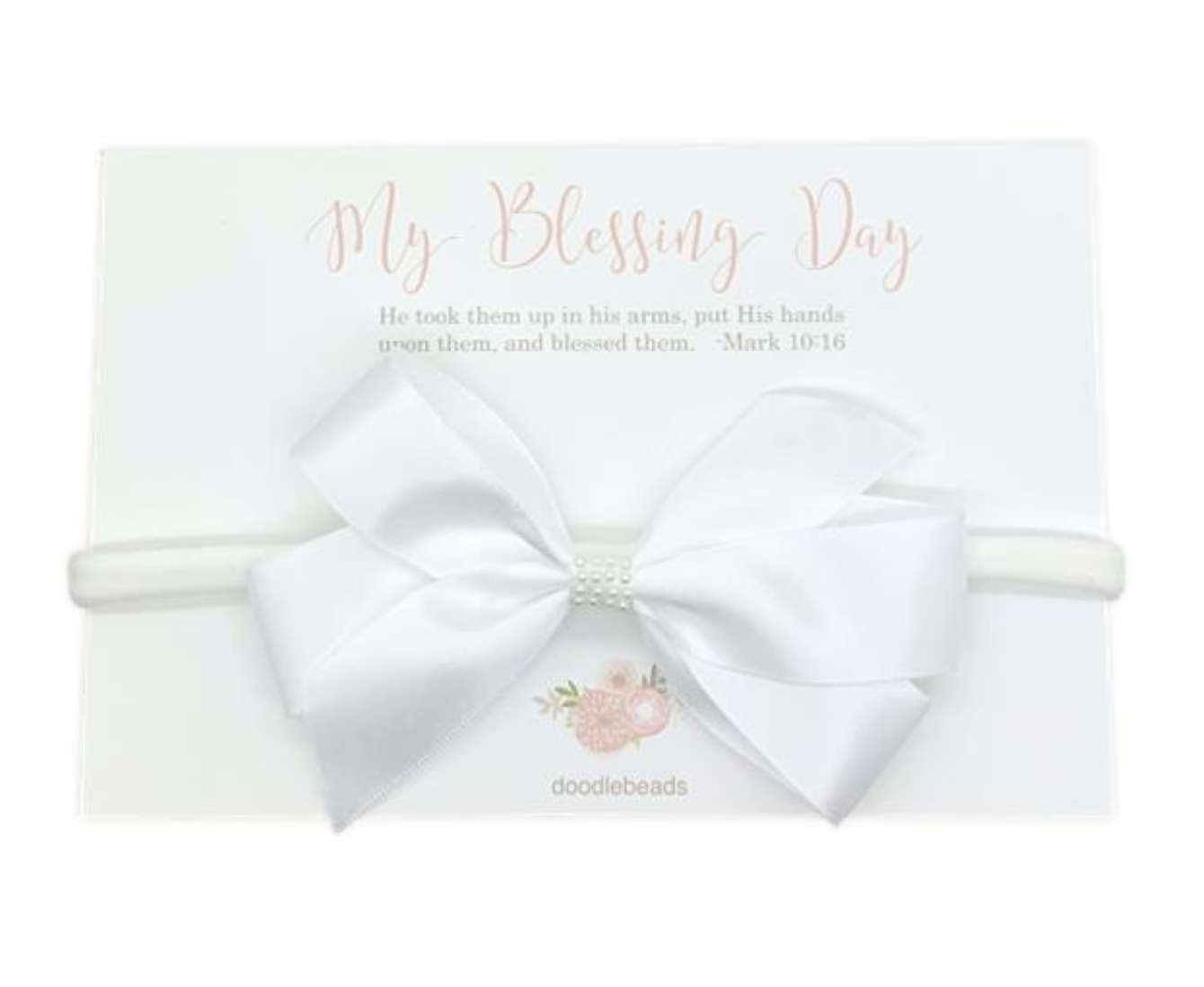 My Blessing Day Bow Headband