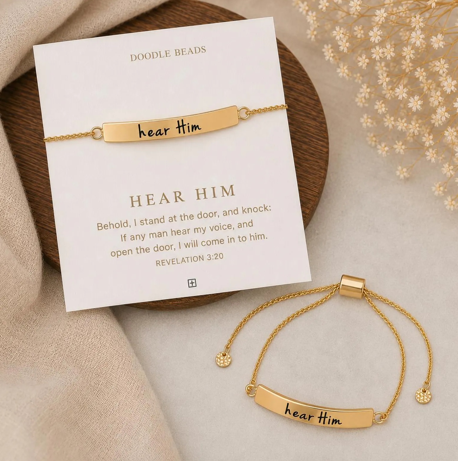 Hear Him Adjustable Bracelet, , large image number 2