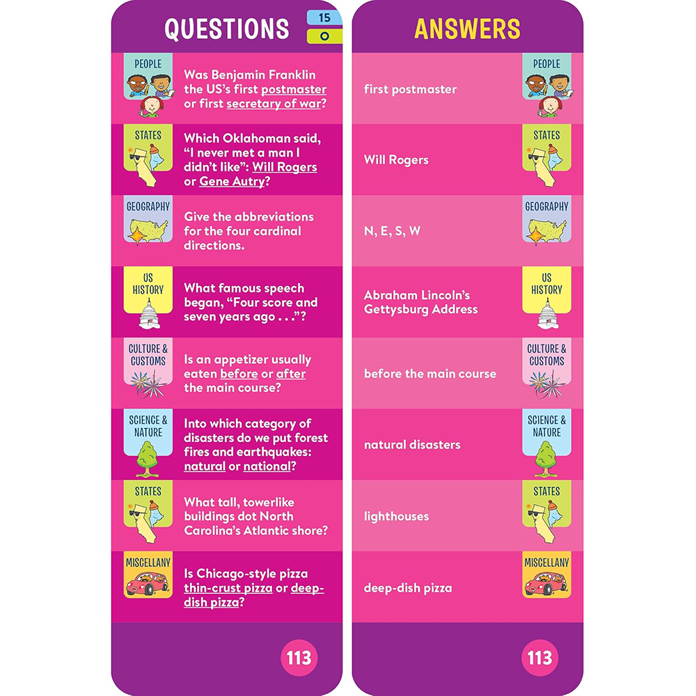 Brain Quest For the Car Smart Cards (Revised 5th Edition), , large image number 3