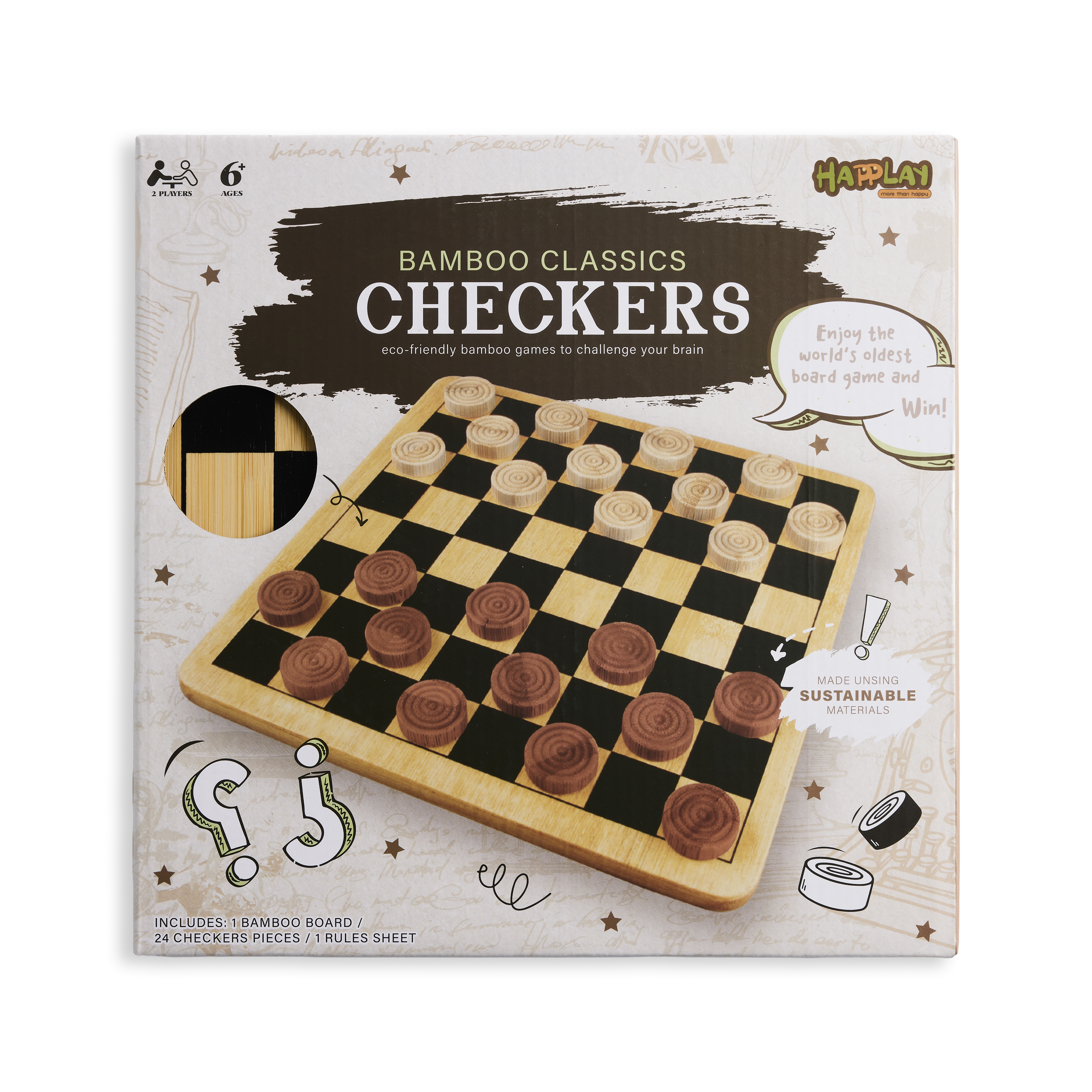 Checkers Board Game