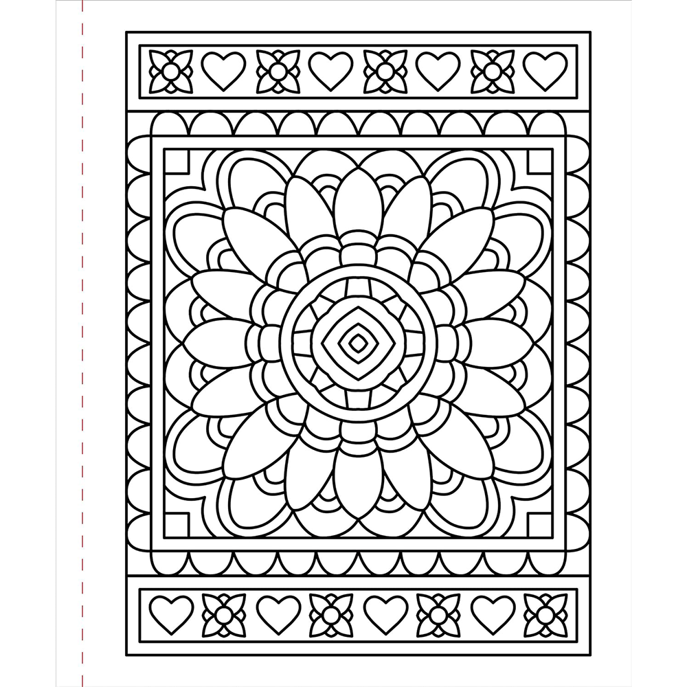 Large Print Coloring Book Color Me Calm, , large image number 4