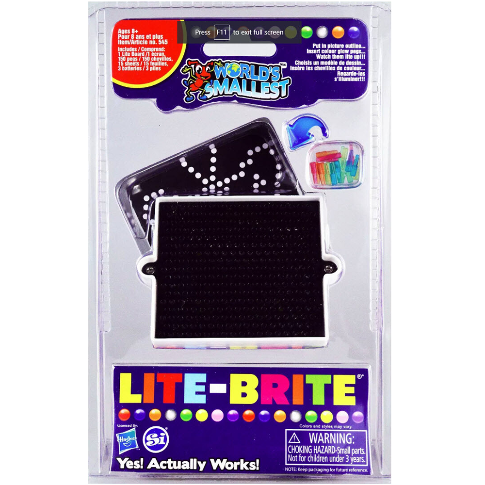 'World's Smallest' Lite Brite