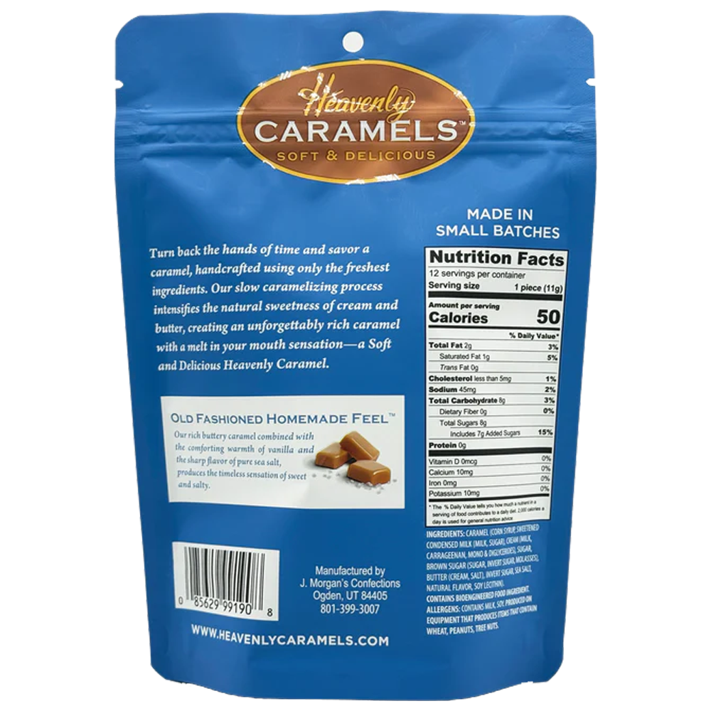 Vanilla Sea Salt Caramels Bag, , large