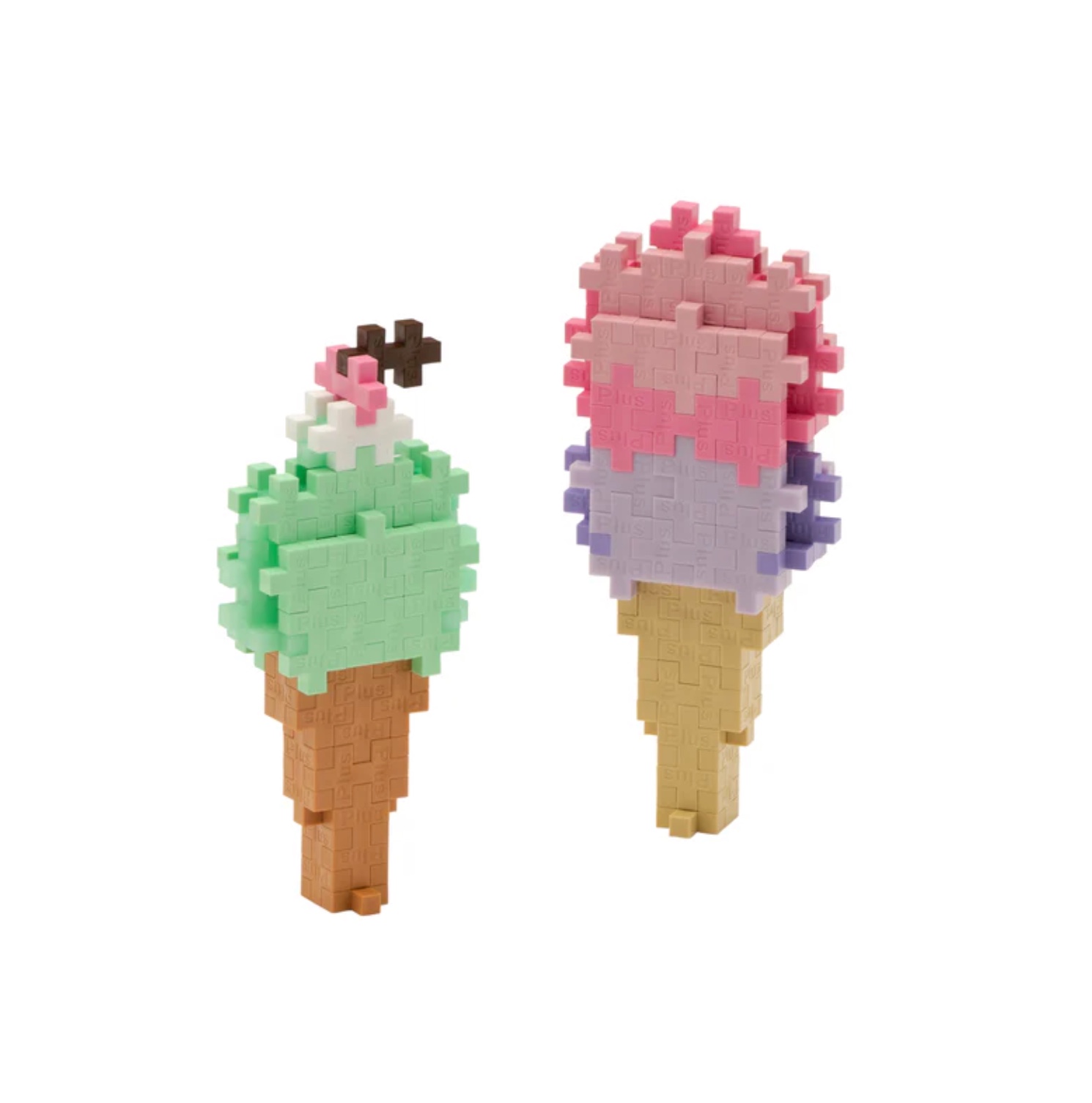Plus Plus Ice Cream Cones 250 Piece Puzzle by Number, , large image number 2