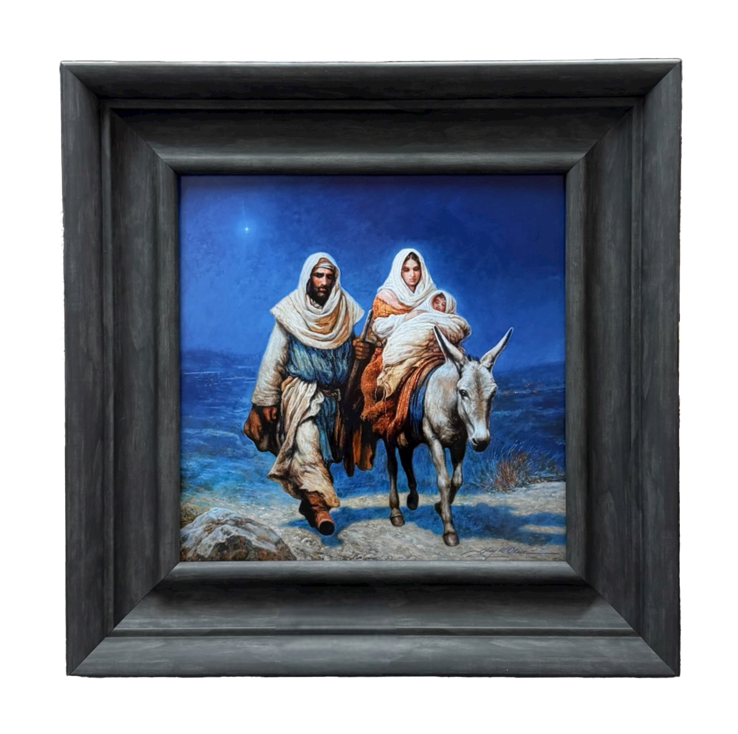 The Star of Bethlehem (18.5x18.5 Framed Paper Print)