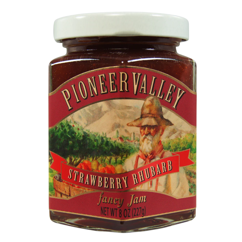 Strawberry Rhubarb Jam 8 Oz