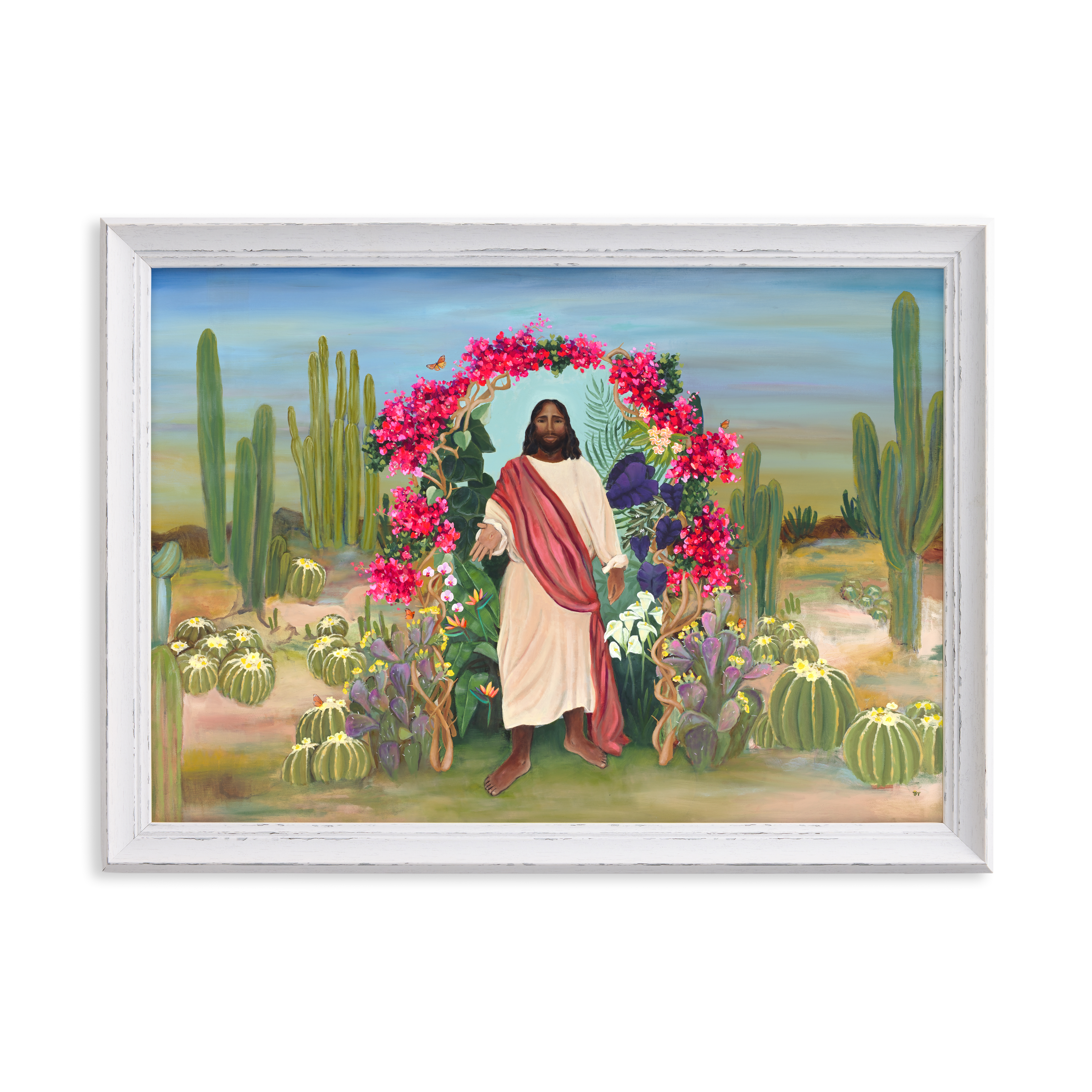 Making Space for Us  (14x19 White Framed Paper Print)