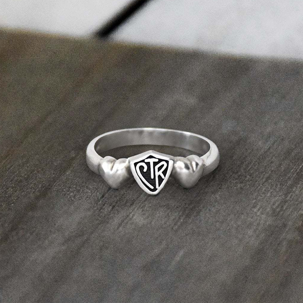 Satin Hearts CTR Ring, , large