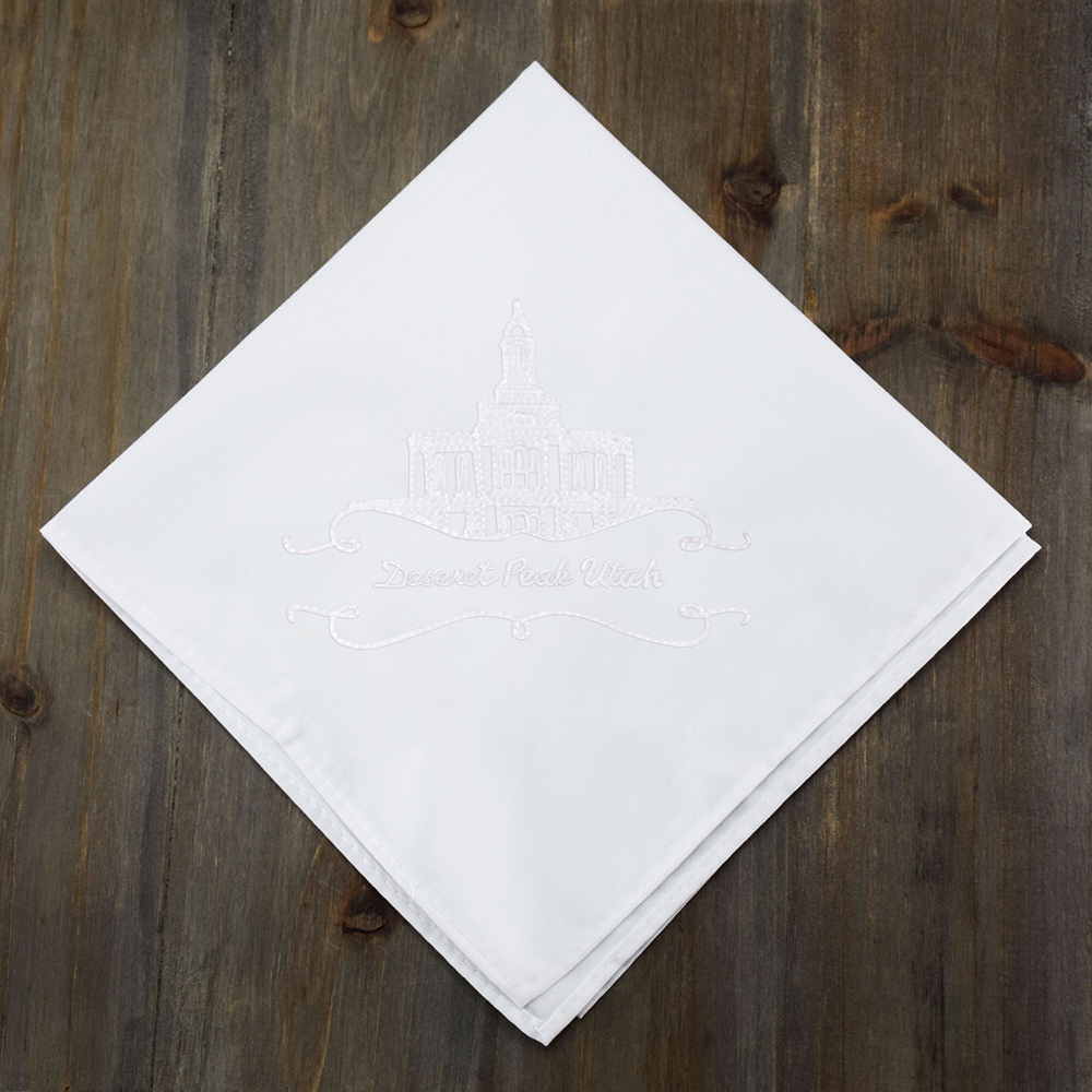Deseret Peak Temple Handkerchief, , large