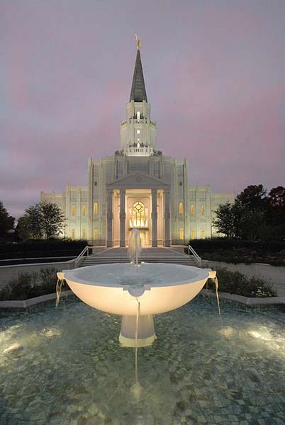 Houston Temple Color Photo Recommend Holder, , large