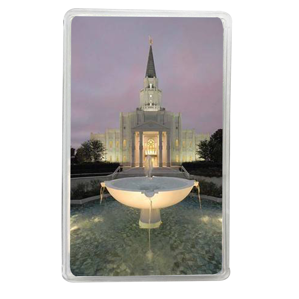 Houston Temple Color Photo Recommend Holder