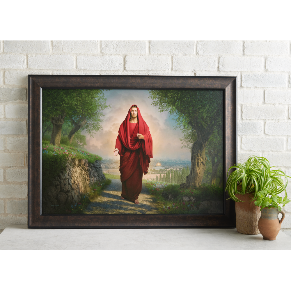 In His Majesty and Power (27x37 Framed Canvas Print)