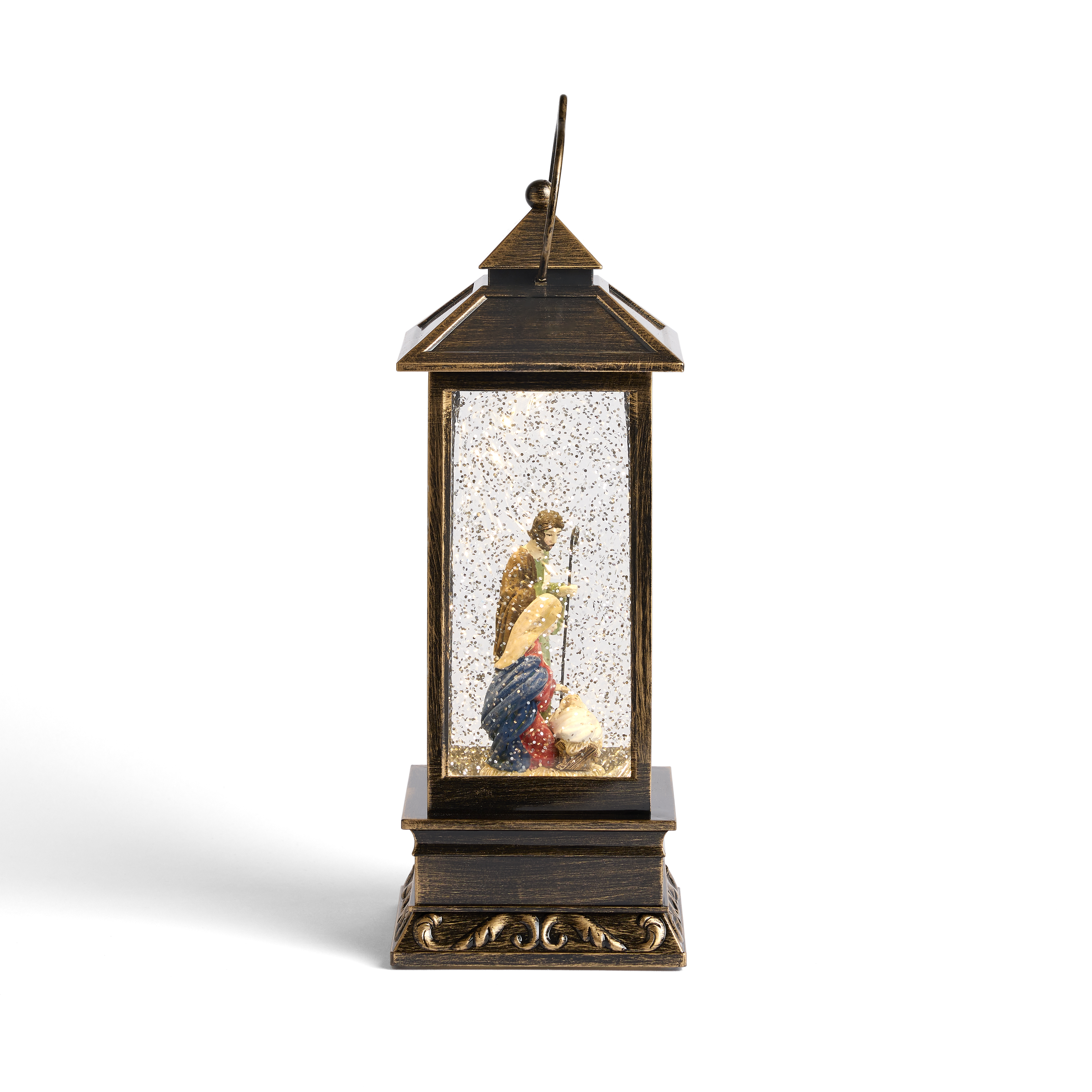 Light-up Holy Family Nativity Lantern, , large