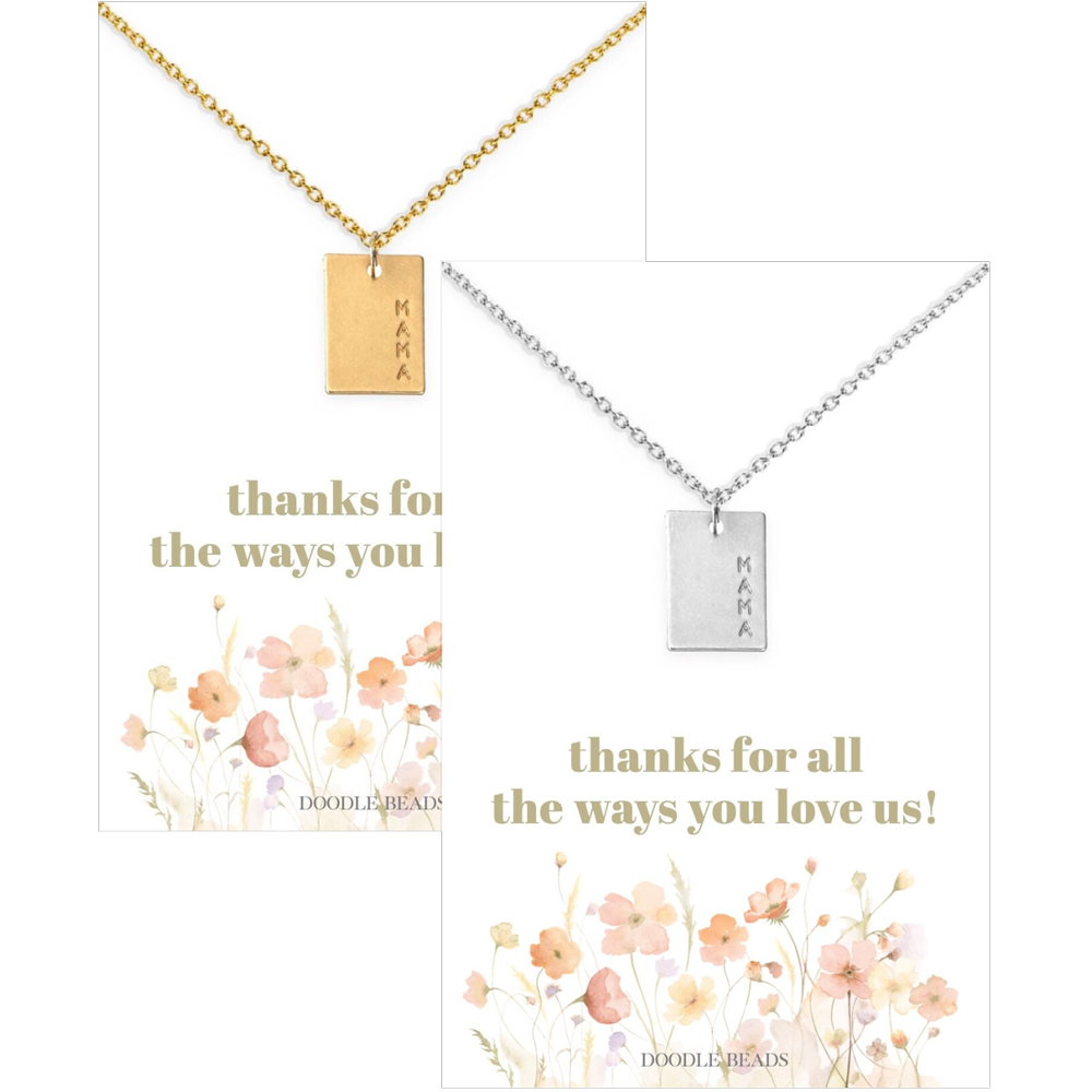 Mama, Thanks For Loving Us Necklace