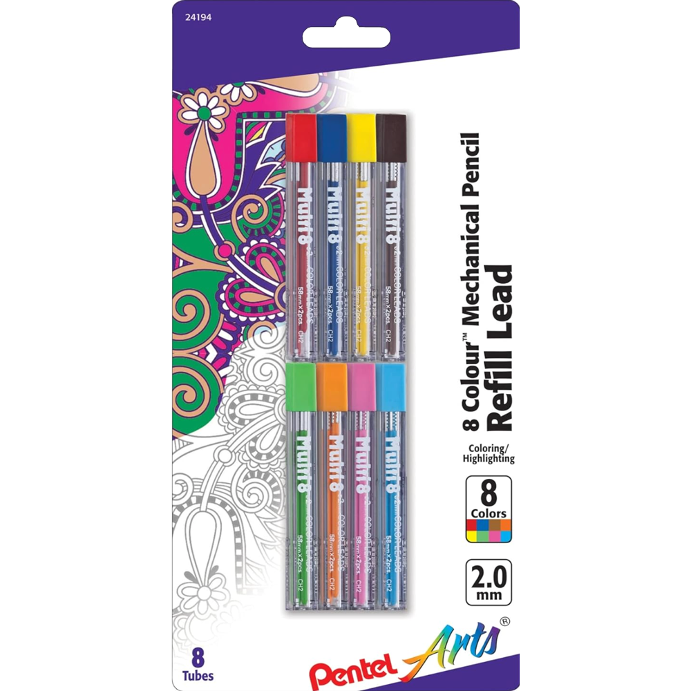 8 Color Pentel Refill Set
