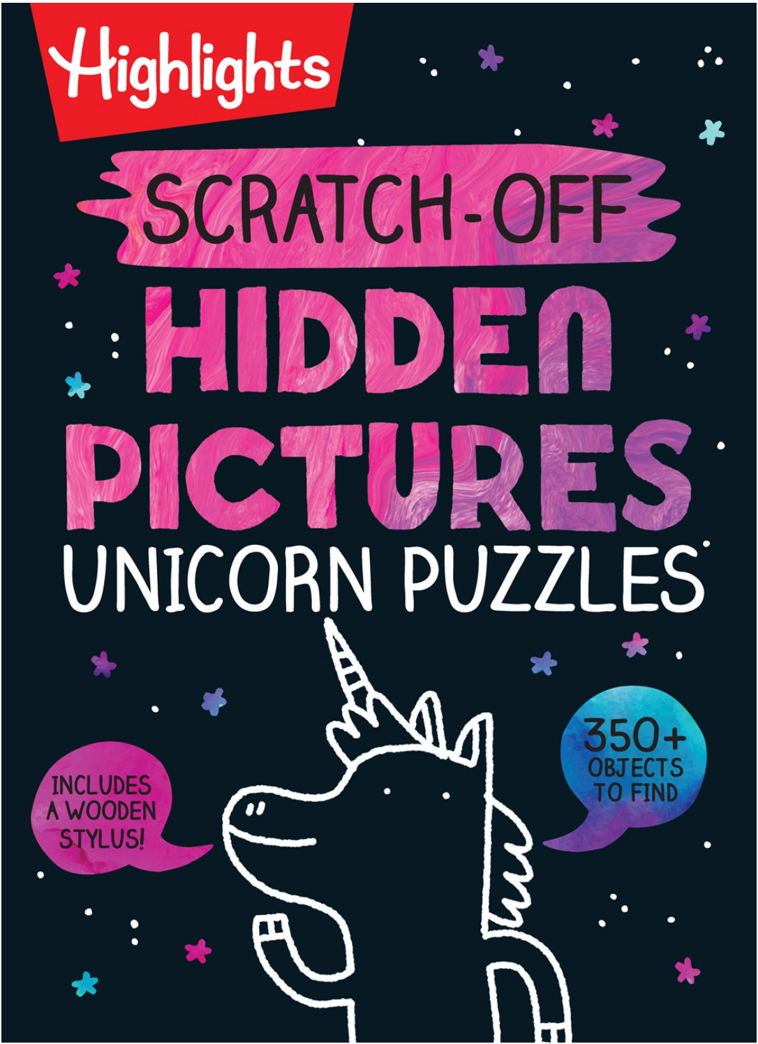 Scratch-Off Hidden Pictures Unicorn Puzzles