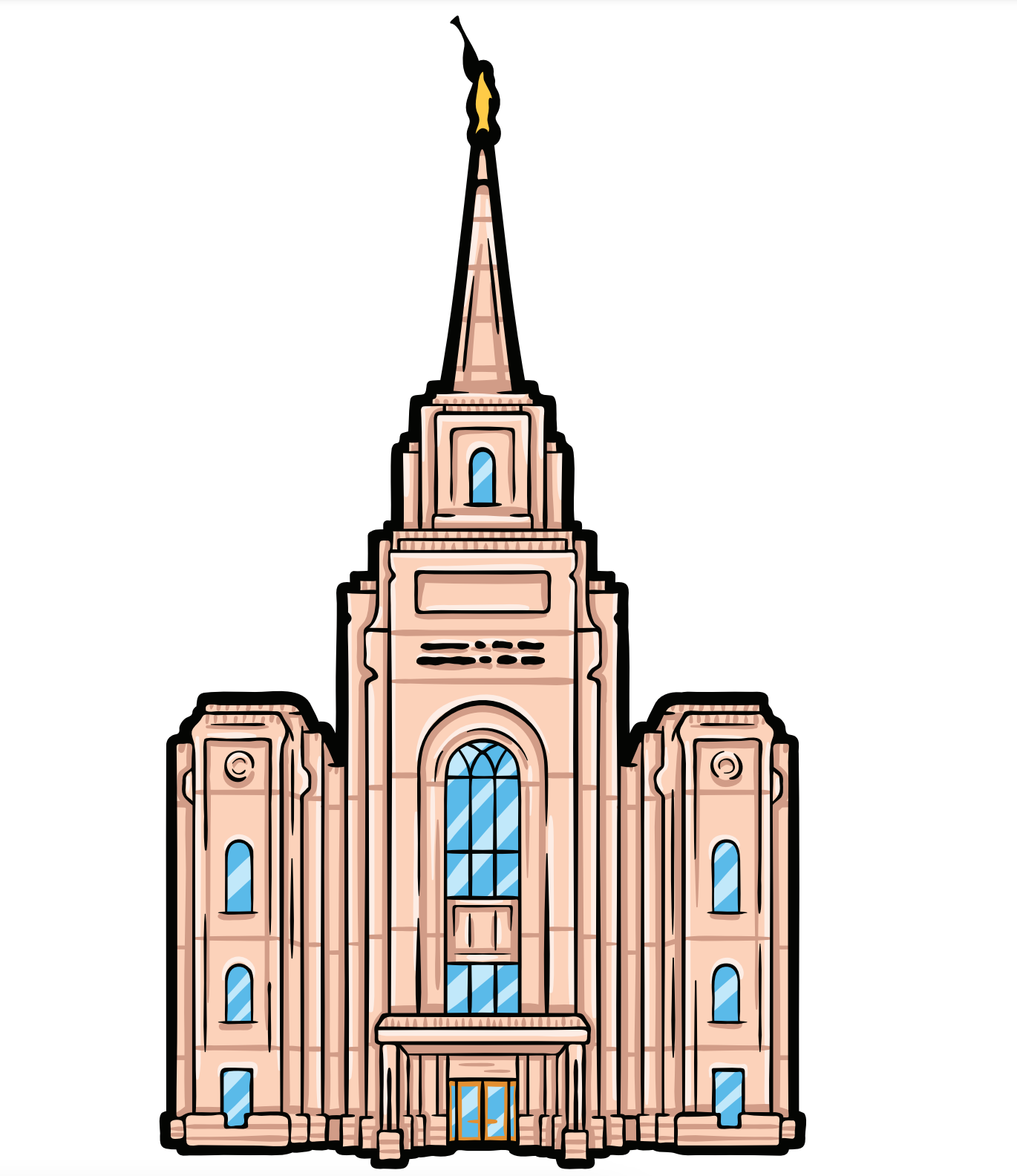 Brigham City Temple Sticker, , large image number 0