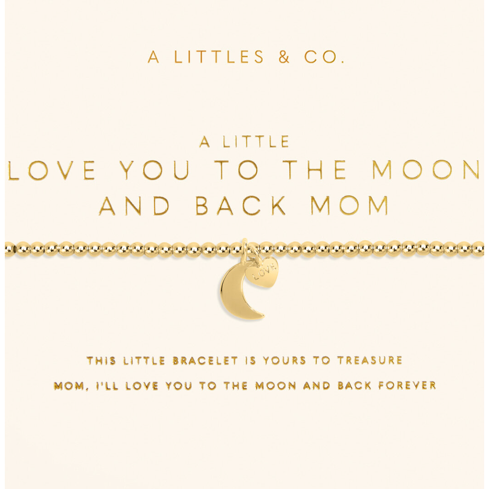 Love You to the Moon and Back Mom Bracelet
