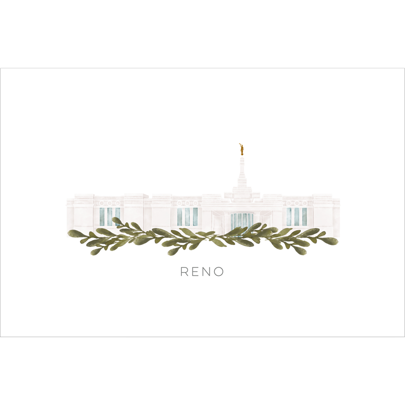 Reno Nevada Temple (13x16 Framed Paper Print), , large image number 2