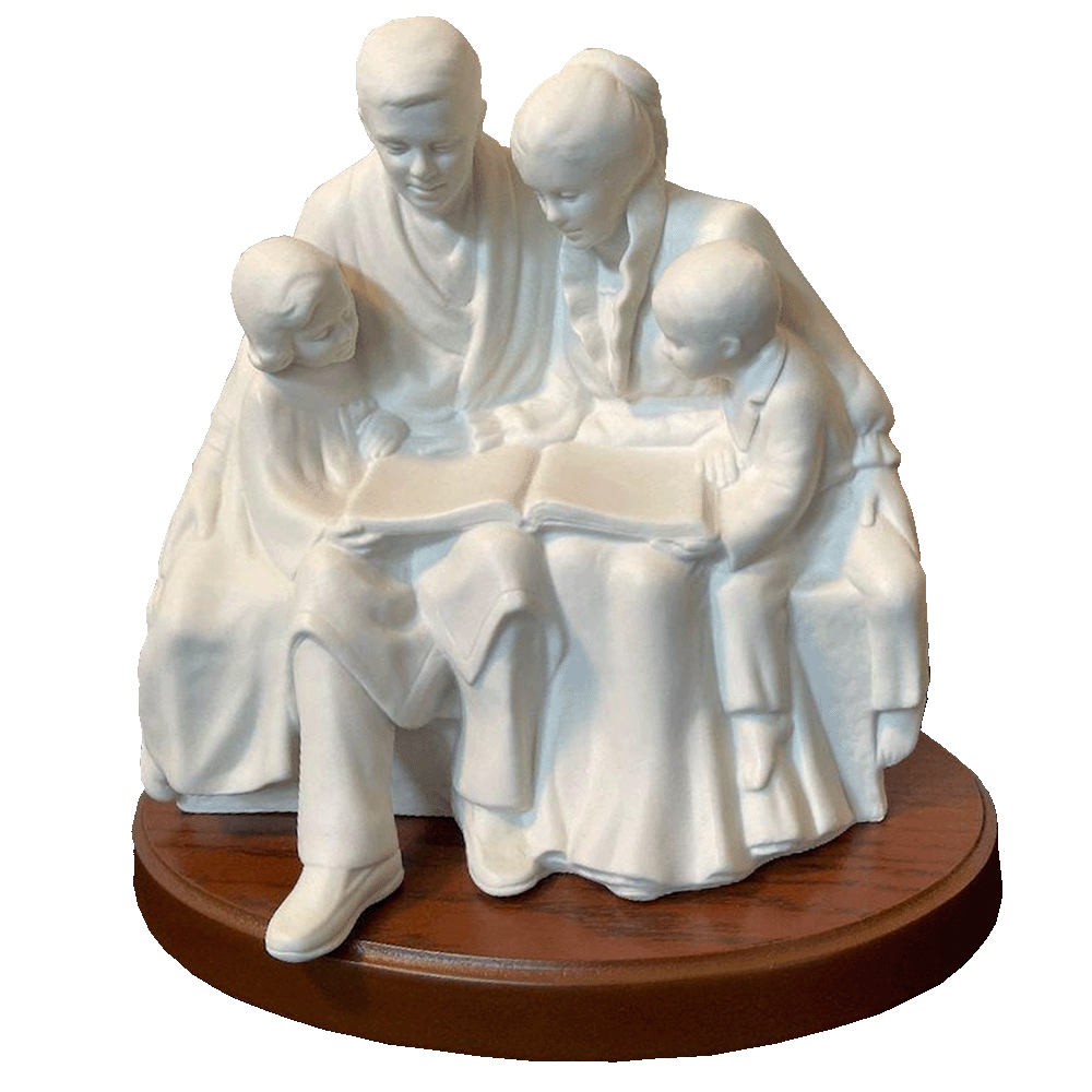 Family Ties Statue with Base (Porcelain)