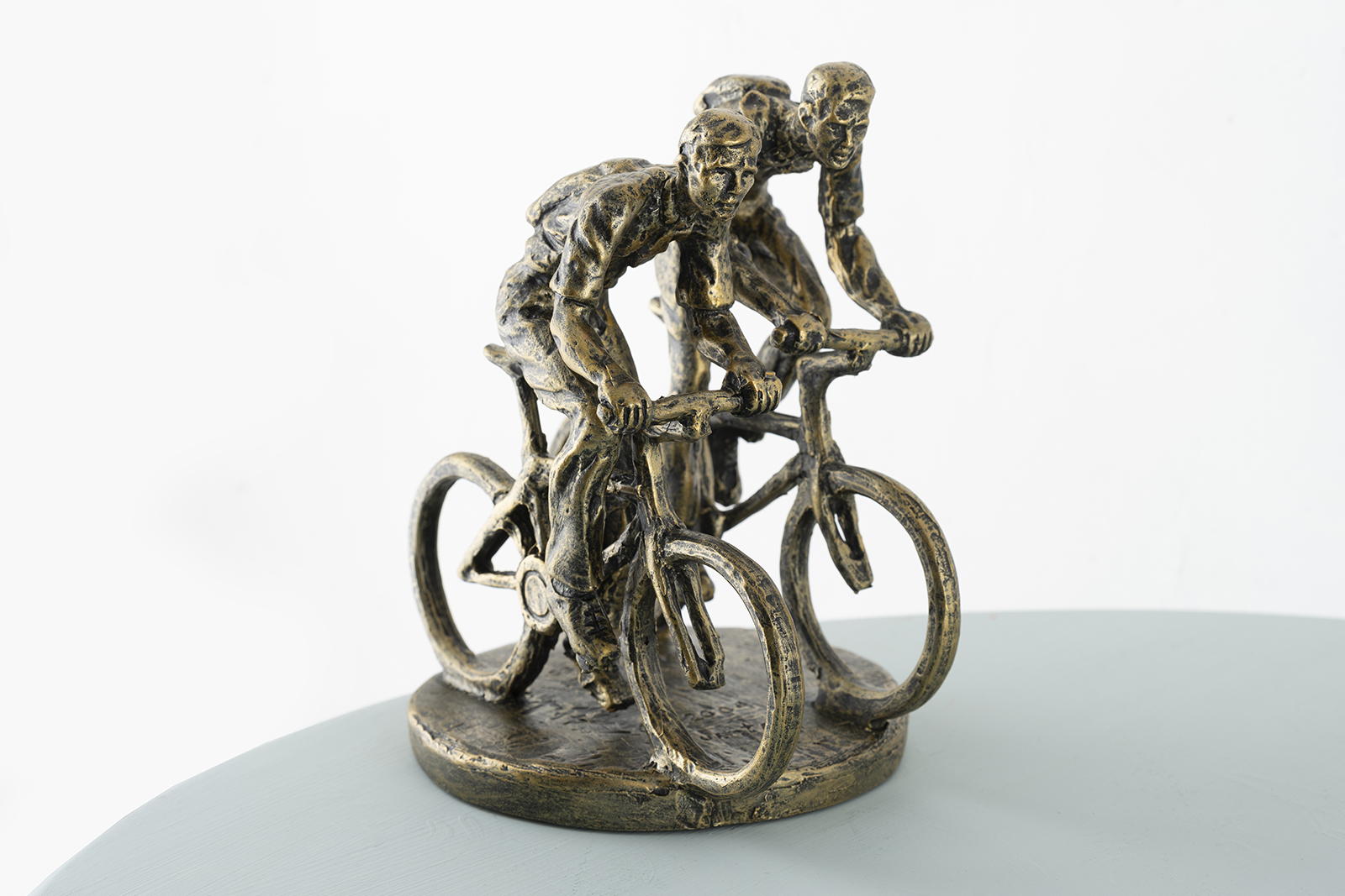 Anxiously Engaged Sculpture (8" Cold Cast Bronze)
