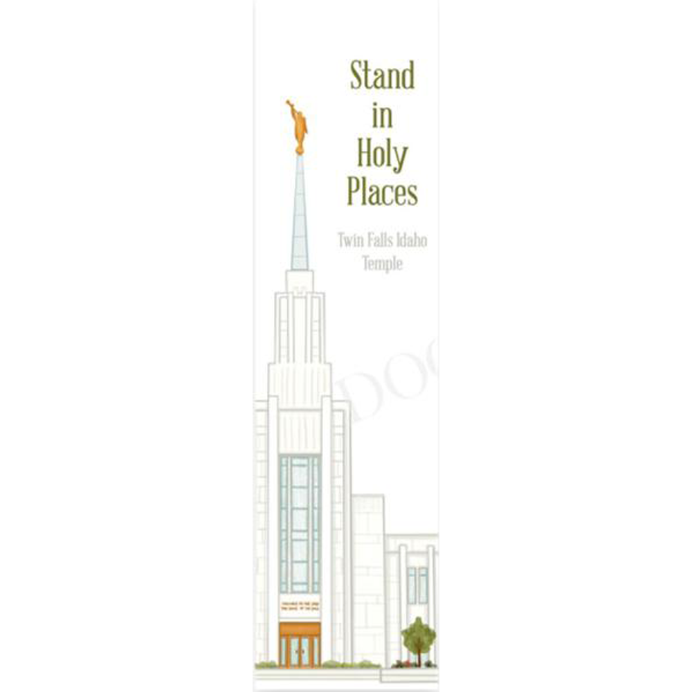Twin Falls Temple Bookmark