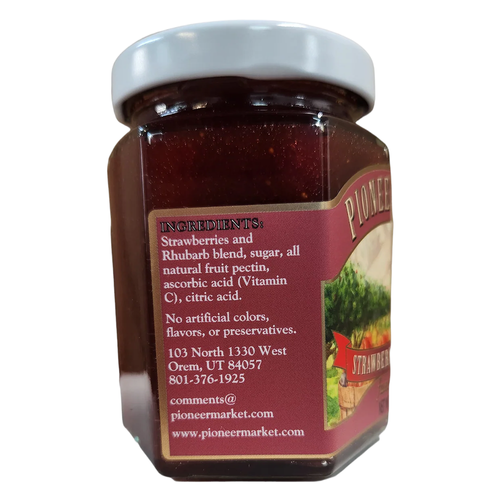 Strawberry Rhubarb Jam 8 Oz, , large image number 2