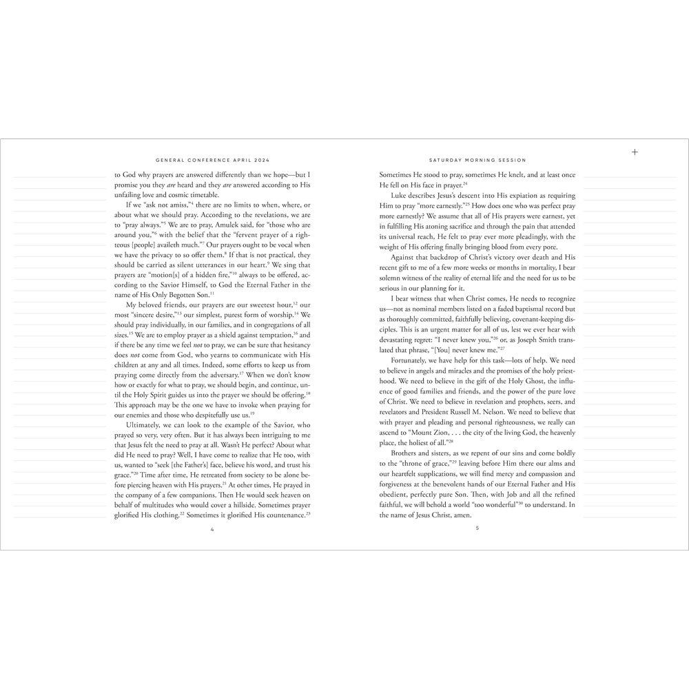 General Conference Addresses, Journal Edition, April 2024, , large image number 1