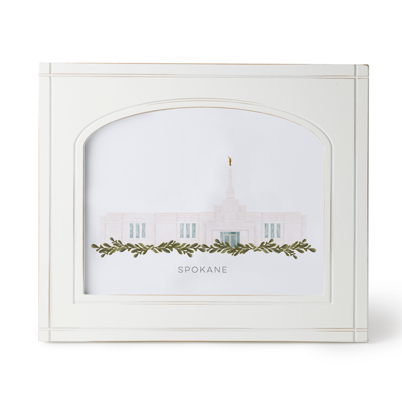 Spokane Washington Temple (11x13 Framed Art)