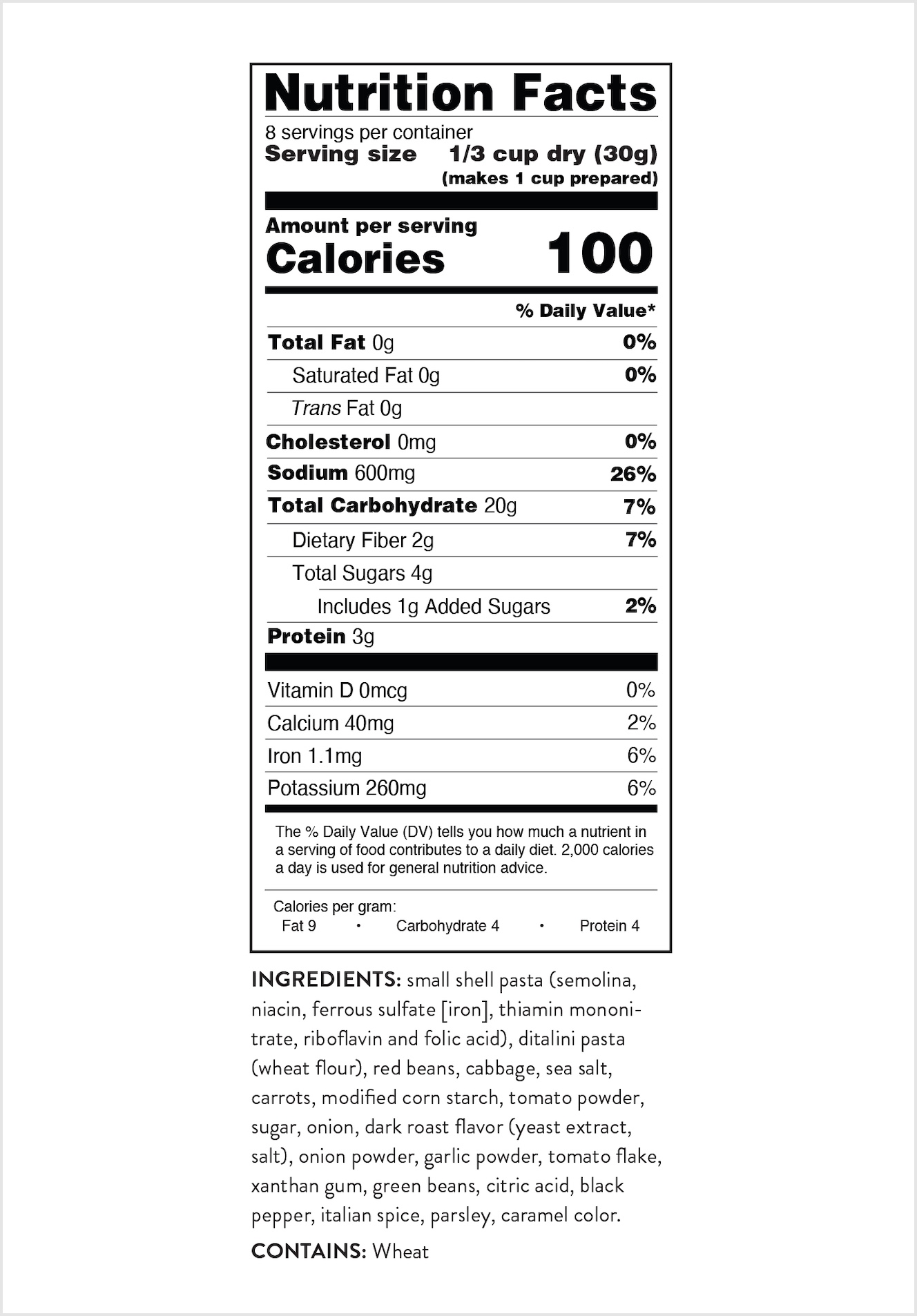 Simple Kitchen Minestrone Soup Mix Single Pouch, , large