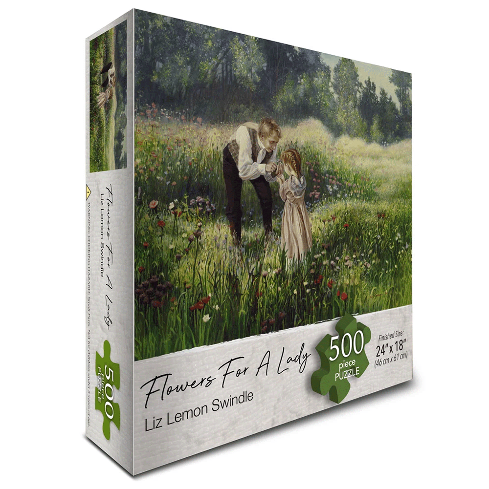 Flowers for a Lady 500 Piece Puzzle