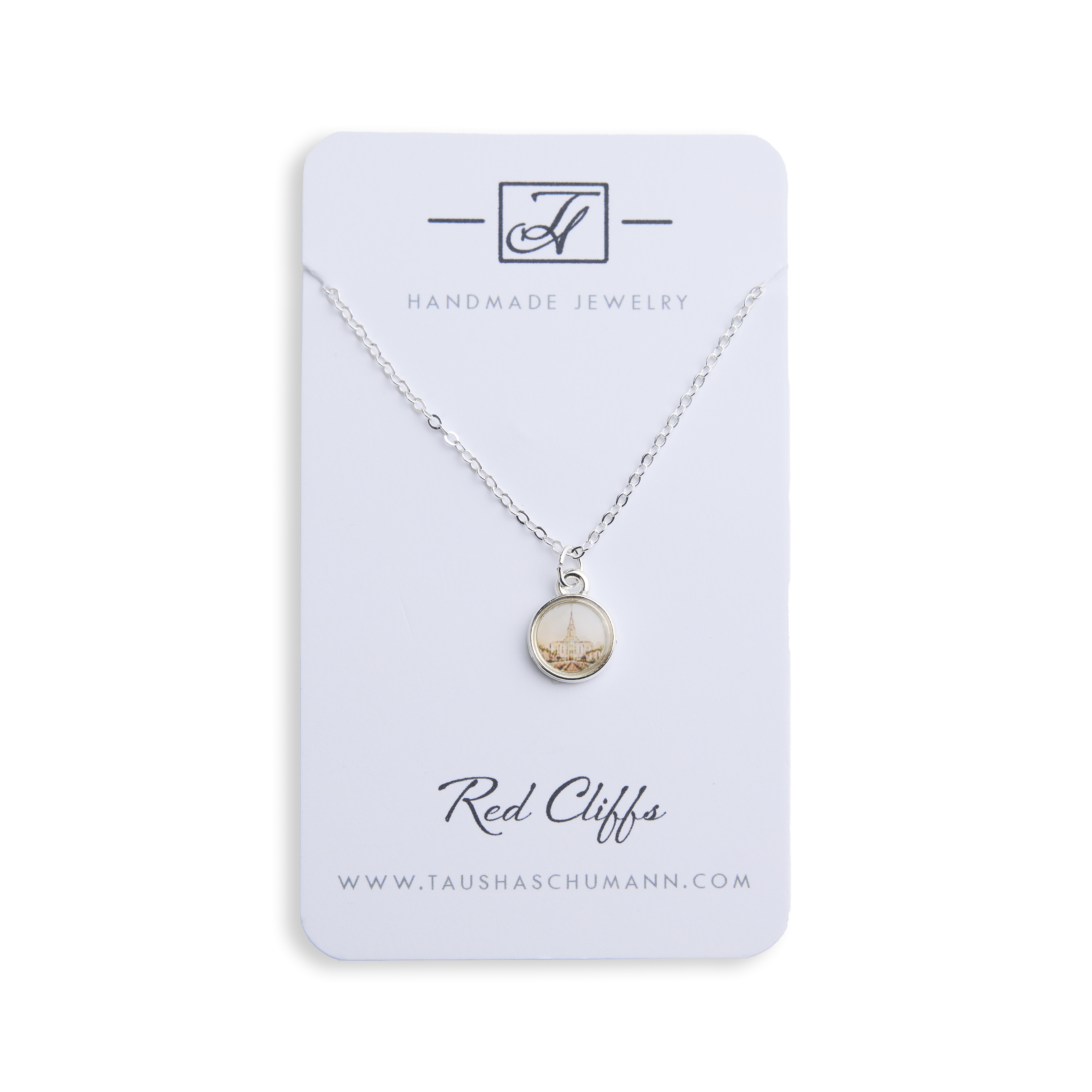 Red Cliffs Utah Temple Necklace