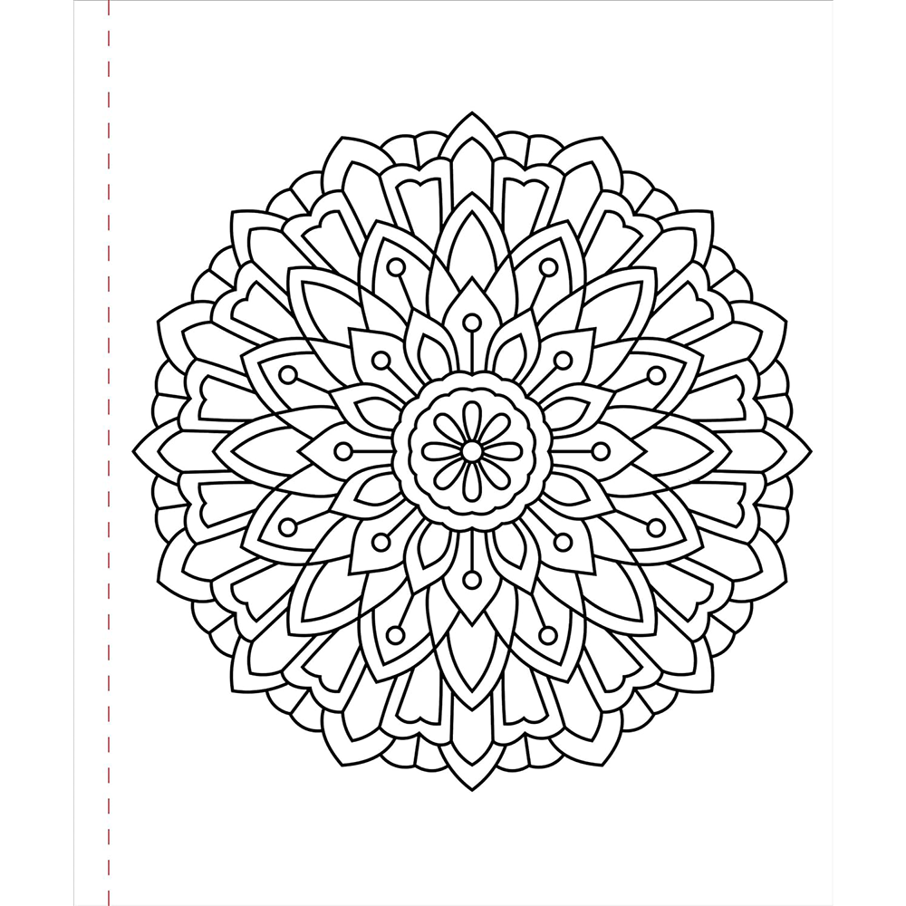 Large Print Coloring Book Color Me Calm, , large image number 3