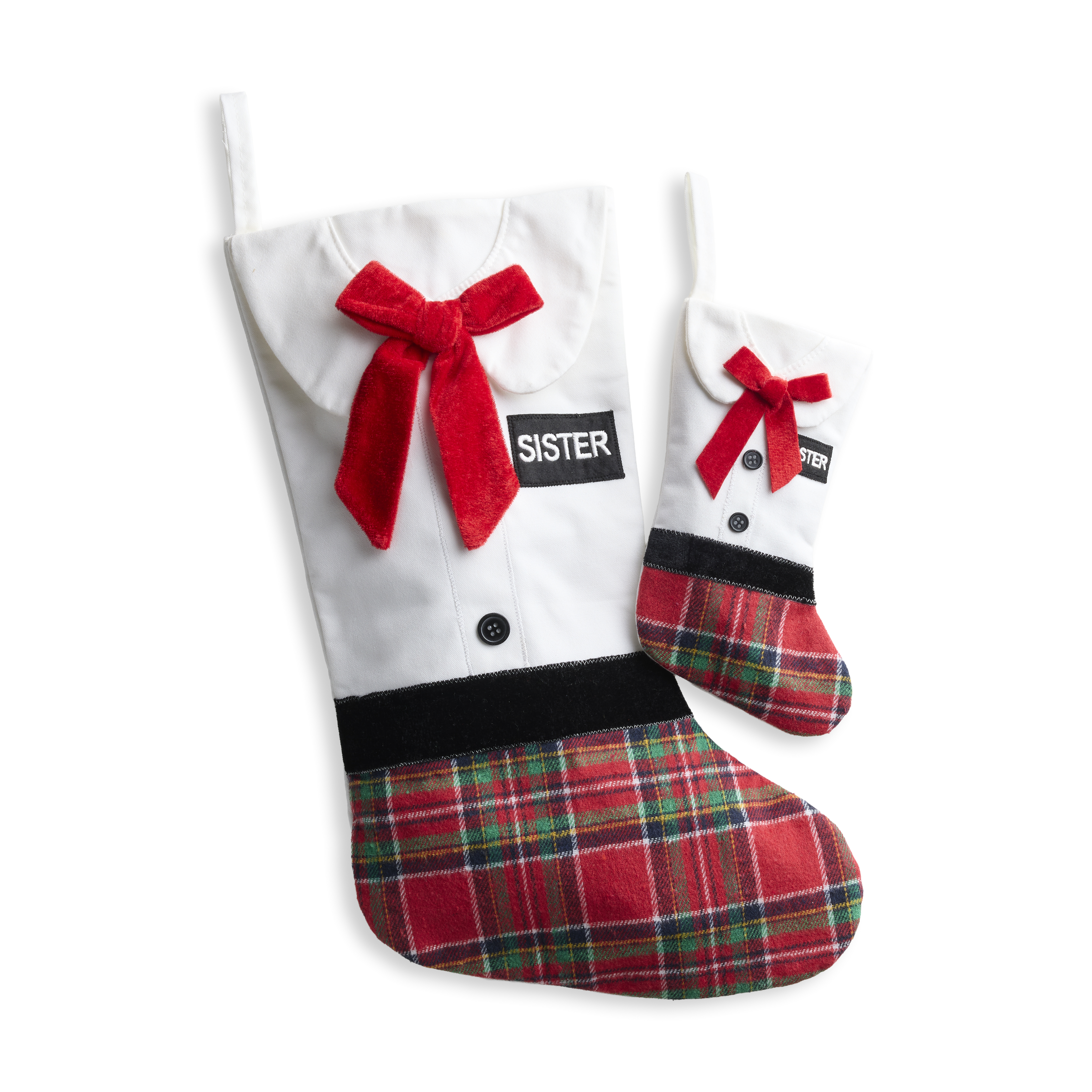 Sister Red Velvet Stocking, , large