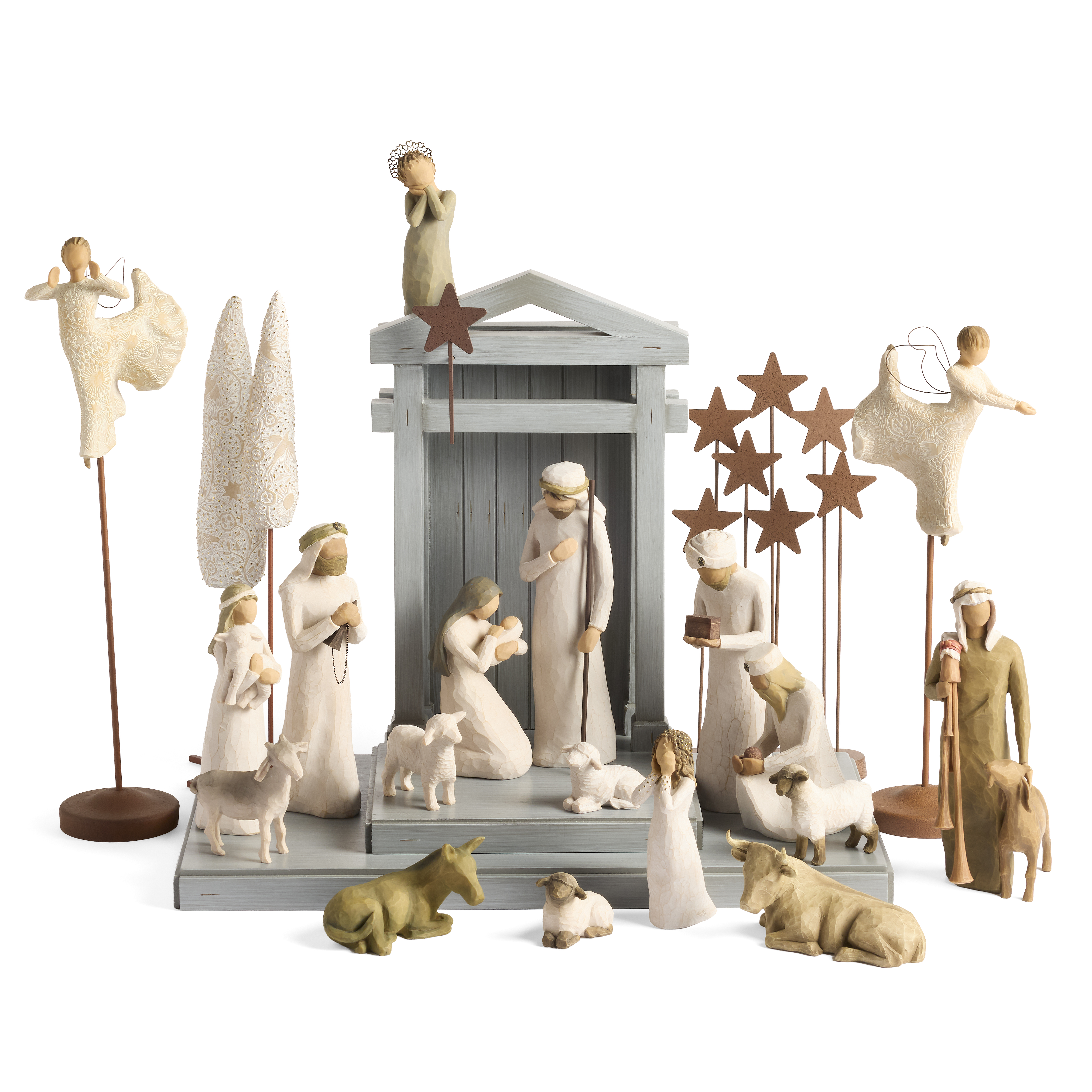 Willow Tree Resin Nativity Creche Backdrop, , large image number 2