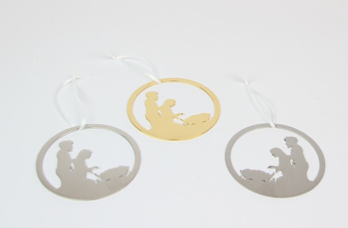 Holy Family Silhouette Ornament