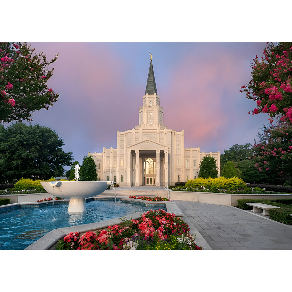 Houston Texas Temple - House of Peace Print