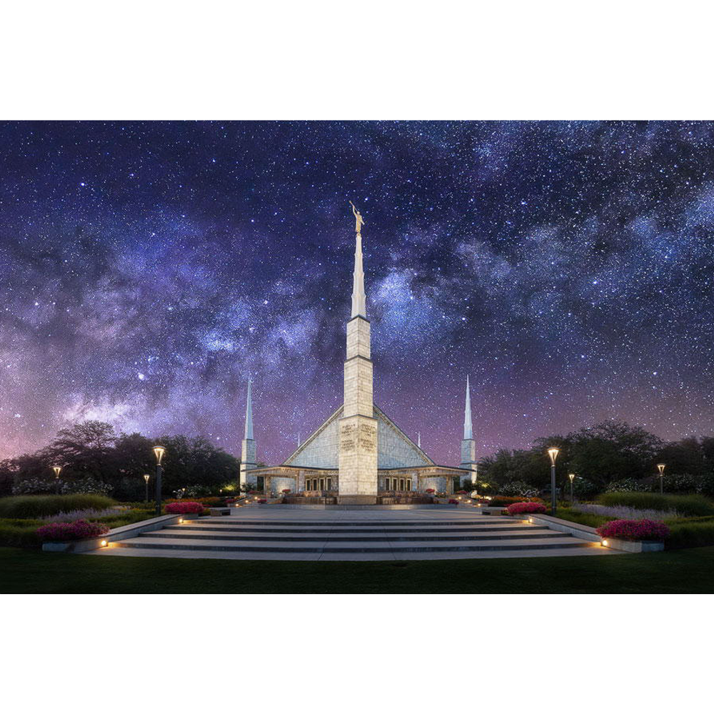 Dallas Texas Temple - For Eternity Print